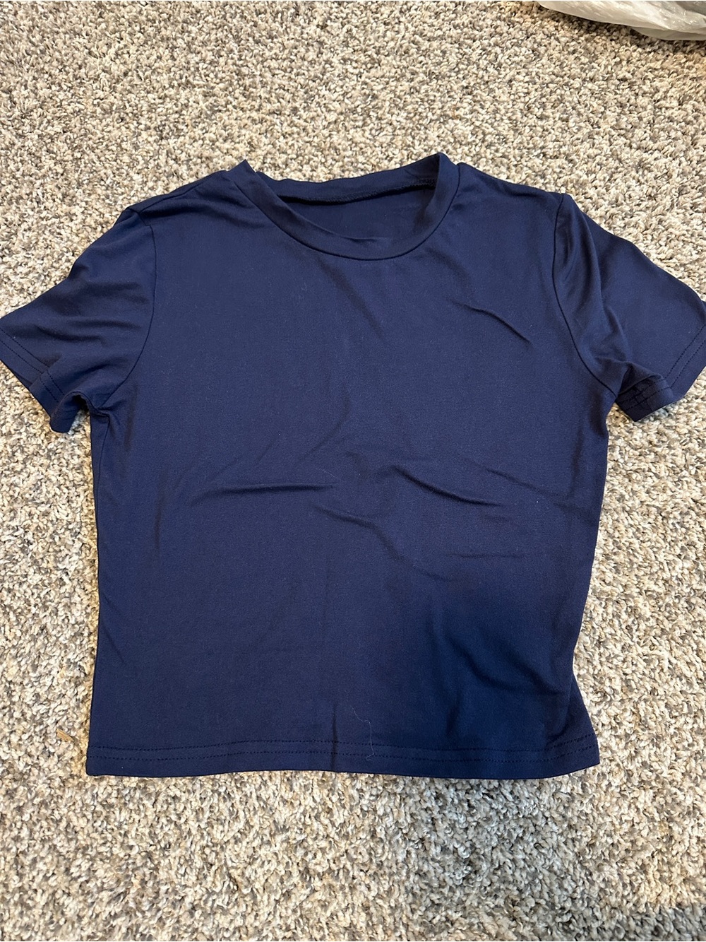 Classic Navy Cotton Tee